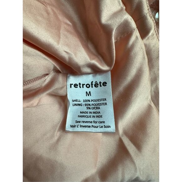 NWT Retrofete ANASTASIA SEQUIN FEATHER DRESS SIZE M $798 - Picture 9 of 11